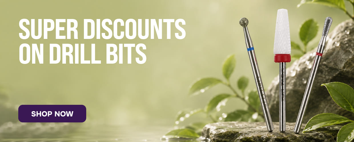 Discounts on manicure drill bits