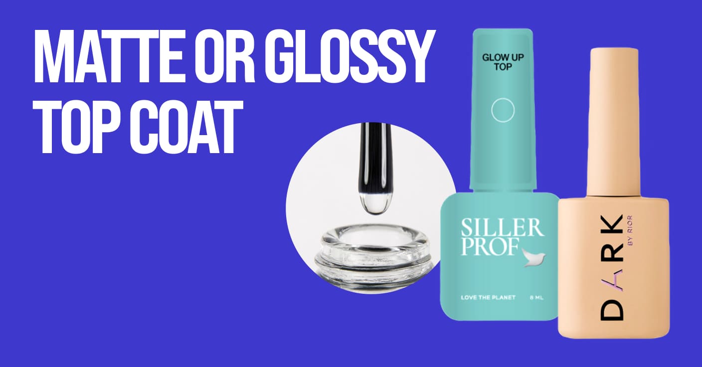 Matte or glossy top coat