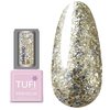 Гель-лак TUFI profi PREMIUM Diamond 07 золотые крупные блестки 8 мл (0103038) - Фото №1
