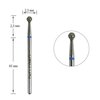 Cutter for manicure TUFI profi PREMIUM diamond ball 801 001 023B 2.3 mm blue notch - Фото №1