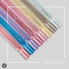 Лак гибридный Claresa FULL GLITTER 1, серебристый, глянцевый, 5 г - Фото №2
