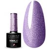 Claresa FULL GLITTER 6 гибридный лак для ногтей фиолетовый с блеском 5 г - Фото №1