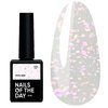База NAILSOFTHEDAY Potal №17 молочный с разноцветной поталью 10 мл - Фото №1