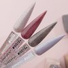База для ногтей DNKa Cover Base №0012 Shining светоотражающий нежно-коричневый с серебряным шиммером 30 мл (DNKA0012-30) - Фото №2