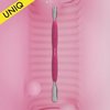 Лопатка STALEKS маникюрная с силиконовой ручкой UNIQ 10 TYPE 1 округлый пушер широкий + пушер округлый узкий - Фото №2