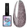 База NAILSOFTHENIGHT Reflective base 01 серебряные и розовые блестки, 10 ml - Фото №1
