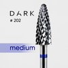 Фреза для маникюра Dark ТВС №202 твердосплавная синяя кукуруза - Фото №2