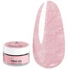 Гель для наращивания Victoria Vynn EASY FIBER GEL Sparkle Pink розовый c микроволокнами и блестками 15 мл - Фото №1
