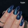 Топ Slowianka No Wipe Flash Cat Eye Blue 10 г - Фото №2
