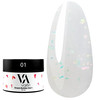 Гель для наращивания VALERI BUILDER GEL DREAM №01 30 мл - Фото №1