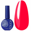 Гель-лак Touch Solo Gel Polish 15 однофазный 3в1 сочный розовый с оттенком красного 9 мл - Фото №1