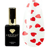 Топ для ногтей Crystal Top Love Red 12 мл - Фото №1