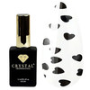 Топ для ногтей Crystal Top Love Black 12 мл - Фото №1