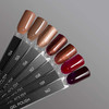 Gel polish DARK 158 brown with golden shimmer 10 ml - Фото №3