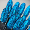 Втирка для ногтей Slowianka Blue Flakes 0,5 г - Фото №4