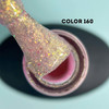 Гель-лак VALERI Color № 160 бежево-золотистый с микроблестками 6 мл (VA160) - Фото №2