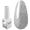 Гель-лак NAILSOFTHEDAY Cat Eye Gel Polish 01 серебристо-серый 6 мл - Фото №1
