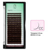 Накладные ресницы Rarity Dark Brown изгиб CC 0.10 16 рядов 6-13 мм - Фото №1