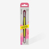 Manicure spatula Staleks Gummy with yellow silicone handle UNIQ 10 TYPE 1 (wide round pusher + narrow round pusher) - Фото №3
