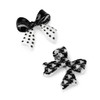 Nail art Molly Nails black and white bows 30 pcs - Фото №2