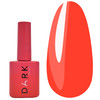 Гель-лак DARK New collection 105 неоновый красно-оранжевый 10 мл - Фото №1