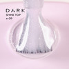 Топ Dark Shine Top 9 молочно-розовый с серебристым шиммером 10 мл - Фото №2