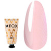 Acrylic gel for nails F.O.X Poly Gel Nano 007 nude with shimmer 15 ml - Фото №1