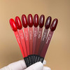 Гель-лак BIBLIOTEKA RED SPECTRUM 47 Oxblood тёмный красно-бордовый 10 мл - Фото №4