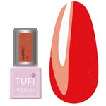 Gel polish TUFI profi PREMIUM Cabaret 10 Scarlet with sparkles 8ml (0102565)