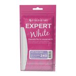 White disposable files for crescent nail file (soft base) Staleks Pro EXPERT 40 240 grit (30 szt.)