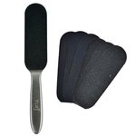 PODO TUFI profi PREMIUM металлическая пилка-основа для педикюра со сменными файлами 80/180 грит (0104602)
