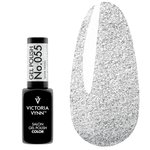 Гель лак Victoria Vynn COLOR GLITTER 055 Silver Cristal серебряный 8ml