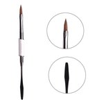 Кисть Komilfo Double Metall Spatula/Acrylic 8 (Kolinsky) (2900000010673)