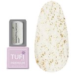 Топ TUFI profi PREMIUM Diamond Potal Matte Top матовый c поталью и шиммером золото 8 мл (0125769)