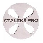 Диск педикюрный удлиненный PODODISC STALEKS PRO L в комплекте с изменяемым файлом 180 грит 5 шт 25 мм