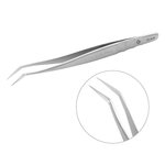 Пинцет профессиональный для ресниц Staleks Pro EXPERT 41 TYPE 9 (L-образный, 35')
