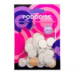 Сменные файлы для педикюрного диска Staleks Pro S, 240 грит, 50 шт, белые