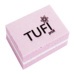 Buff TUFI profi  PREMIUM  mini pink 100/180 grit 1 pc (0122162)