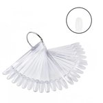 Tips BLING for gel polishes, gels transparent 25 pcs