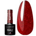 Лак гибридный Claresa RED 431 красный с блеском 5 г