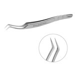 Пинцет профессиональный для ресниц STALEKS EXPERT 41 TYPE 2 (L-образный)