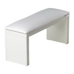 Подлокотник ECOSTAND Wood белый на белых ножках 320х160х110 мм
