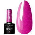 Гель-лак Claresa PINK 551 яркий розовый с шиммером 5 мл