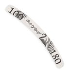 Aba Group Пилочка для ногтей BANAN 100/180 STANDARD - FLAMING, 25 шт