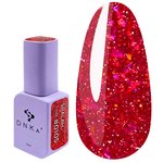 Гель-лак DNKa №0105 красный с шиммером 12 мл (GPDC0105)