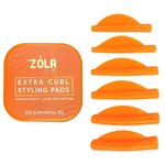 Набор валиков ZOLA Extra Curl Styling Pads для ламинирования ресниц 6 пар