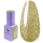 Гель-лак DNKa №0097 золотой с блестками 12 мл (GPDC0097)