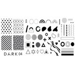 Пластина для стемпинга DARK 04