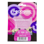 Сменные файлы на мягкой основе для педикюрного диска PODODISC STALEKS PRO XS 100 грит (50 шт)