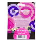 Сменные файлы на мягкой основе для педикюрного диска PODODISC STALEKS PRO XS 320 грит (50 шт)